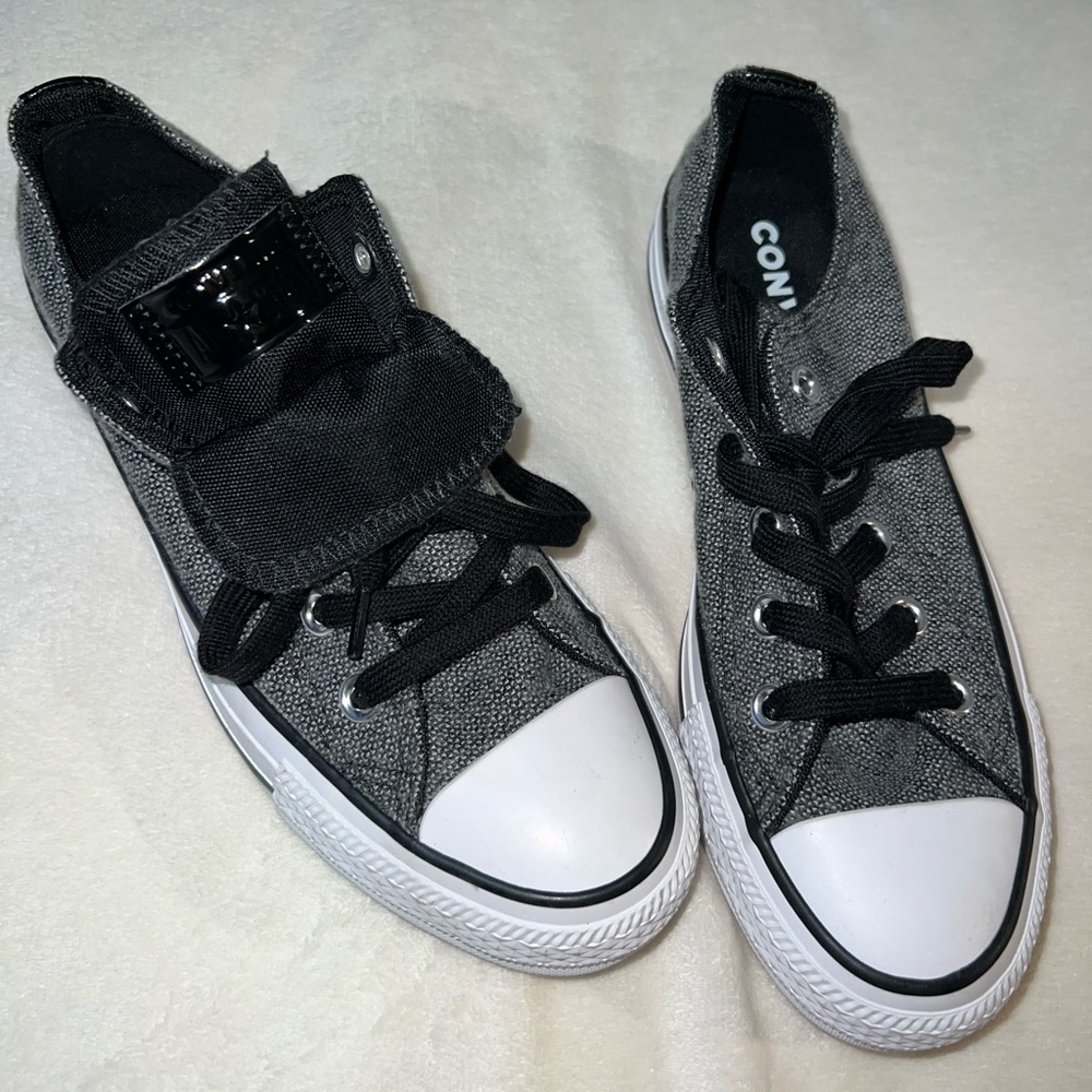 Gray Low Top Converses